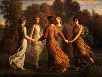Gedicht der Seele - Sonnenstrahlen von Louis Janmot